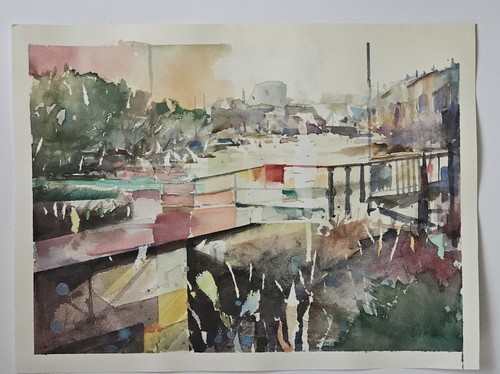 Watercolour landscapes - watercolour,