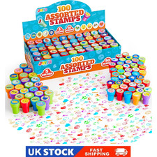 100 Pcs Assorted Stamps for