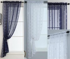 1 x METALLIC STARS SHEER KIDS