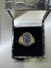 10ct Yellow Gold Chunky Black