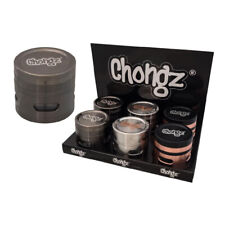 Chongz "Big Ed" 60mm 4 Part Metal Grinder Shredder Sifter Sharp Teeth Smoking