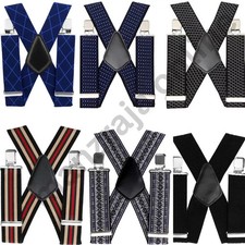 Mens 50mm braces adjustable