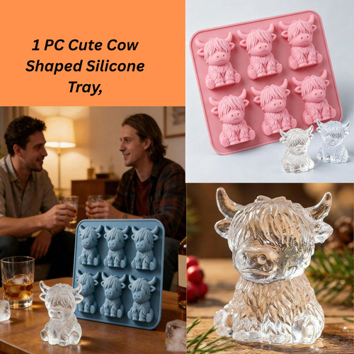 Mini highland cow ice cube - highland,