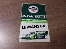 old car sticker le Mans 84