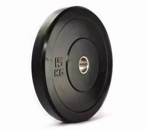 Olympic black rubber bumper - rubber,