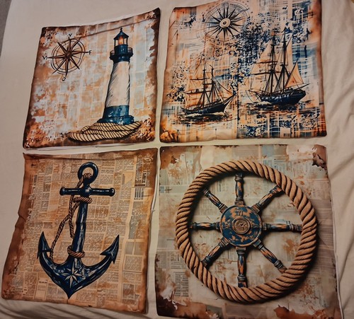Nautical cushion covers - nautical, of