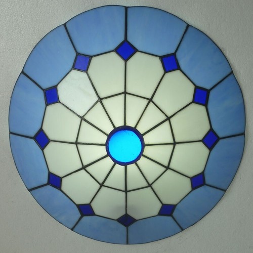 Tiffany stained glass bowl - tiffany,