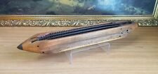 Wooden Weaving Loom Shuttle Double Bar 19” Flying Shuttle