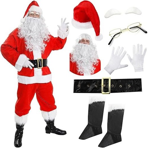 Deluxe santa suit mens - deluxe,