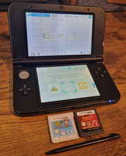 Nintendo 3DS XL Blue with x2