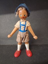 OLD WOODEN POLISH JOINTED DOLL