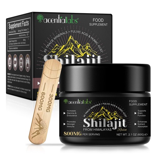 Shilajit himalayan resin 100 - himalayan, 100%