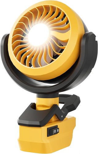 Ggiking clip fan cordless - on,