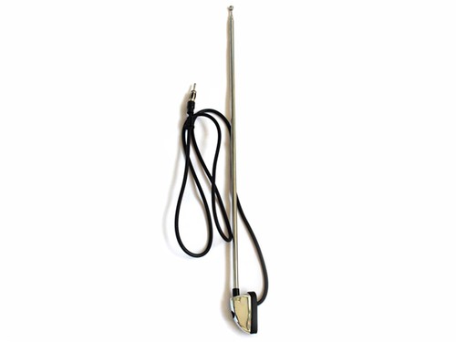 Chrome antenna side - side,