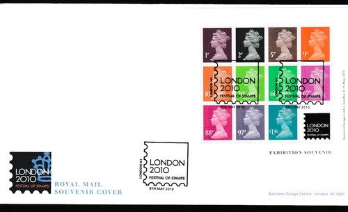 2010 london festival stamps - london,
