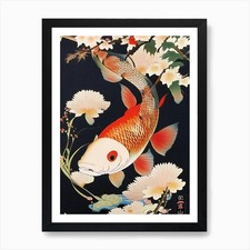 Showa Koi Fish Ukiyo E Style