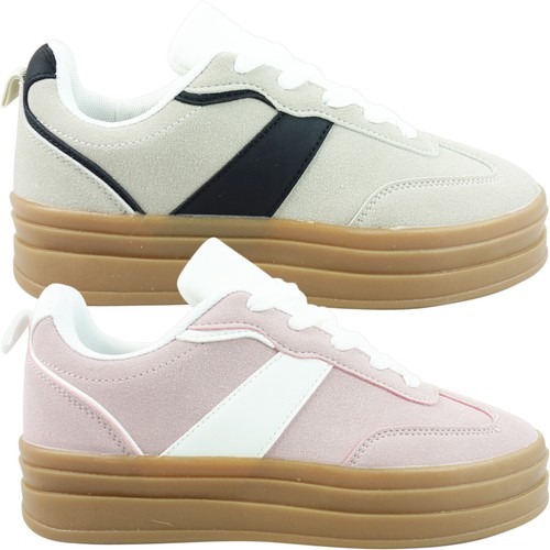 Retro platform sneakers - retro,