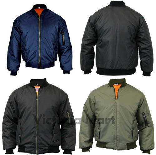 Mens ma1 army jacket biker - ma1,