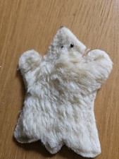 Vintage Lundby Barton Caroline's Home Dolls House Beige Bear Skin Rug 1:16 