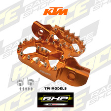 RHP ORANGE WIDE FOOTPEGS TO