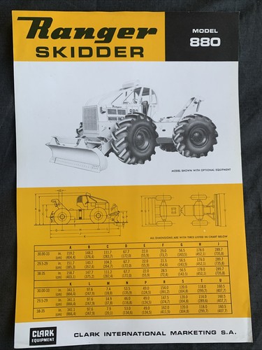 Ranger skidder 880 model - skidder,