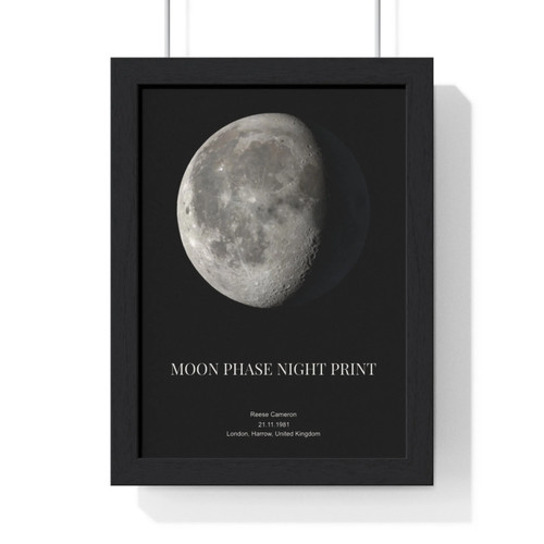 Personalised moon phase print - personalised,