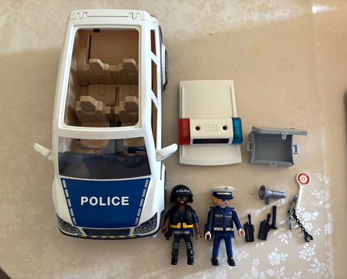 Playmobil police car playset - playmobil,