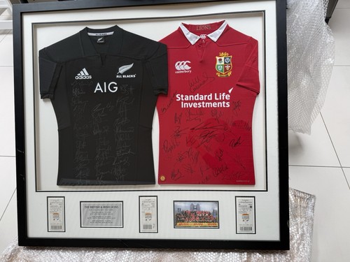 Rare signed all blacks lions - all,