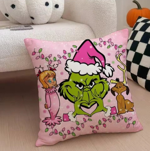 Pink christmas grinch - pink,