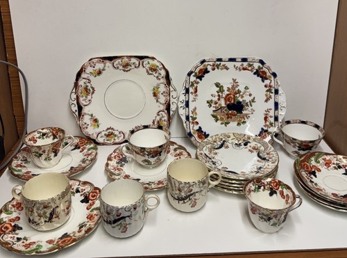 Antique job lot - bone, china