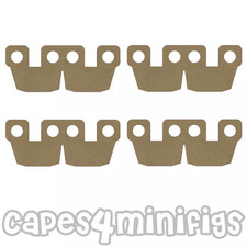 4 CUSTOM Fabric Starwars Kama Capes for your trooper minifigs. CAPES ONLY