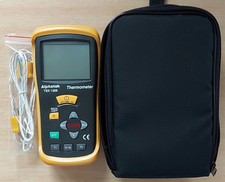 ALPHATEK TEK 1309: DIGITAL THERMOMETER *WITH PROBES & CARRY CASE *VGC & WORKING*