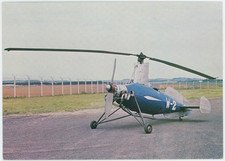 WEIR W-2 SINGLE SEAT AUTOGYRO 1934 - A ROYAL SCOTTISH MUSEUM AVIATION POSTCARD 