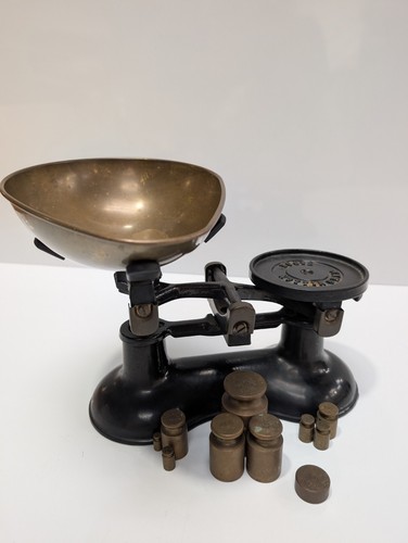 Vintage balance scale boots - balance,