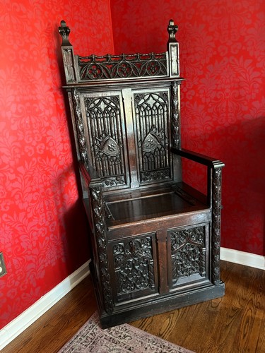 Antique gothic revival hall - gothic,