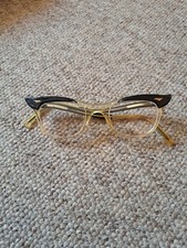 Vintage 1950s 1960s Small Cat Eye Glasses