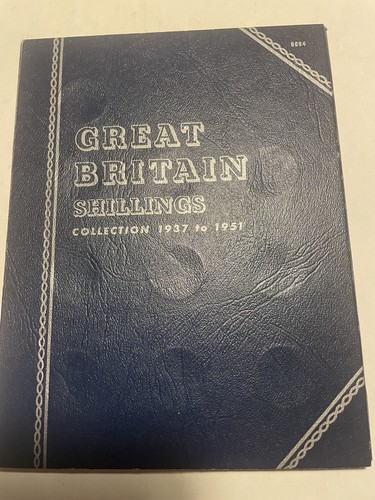 Whitman coin folder shillings - folder,