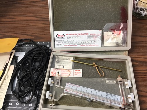 Dwyer 102 air velocity - velocity, gage