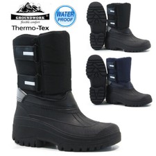 LADIES SNOW BOOTS WINTER WATERPROOF MUCKER THERMAL WELLINGTONS FUR BOOTS SIZE