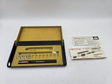 Vintage Rotring Graphos Pen with 4 Nibs Original Case And Instructions