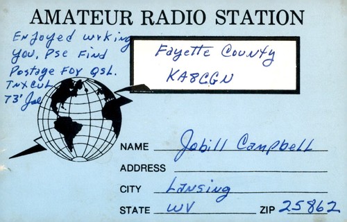 Amateur radio qso - radio, confirmation
