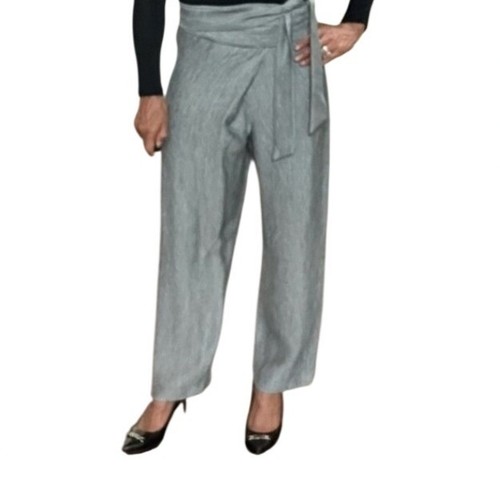 Zara gray wrap linen - wrap,