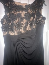 Black Lace Sleeveless Party
