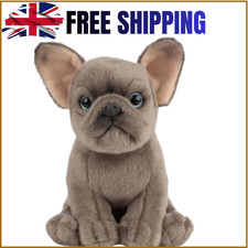 Living Nature French Bulldog Puppy, Realistic Soft Cuddly Dog Toy, Naturli Eco-