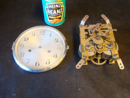 Vintage clock mechanism - vintage,