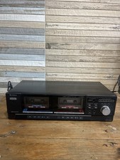 Hitachi D-W400 Stereo Cassette Tape Deck Dolby System - Faulty See Description
