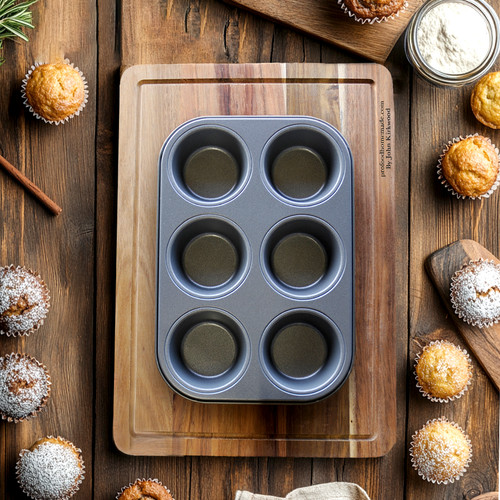 Cup nonstick muffin tray - 6,