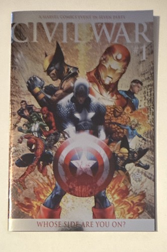 Marvel comics civil war 1 - comics,