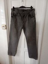 White Stuff Mens Grey Straight Jeans Size 34"W 30"L