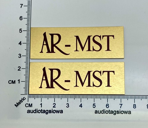 Mst speaker grill badges - ar-mst,
